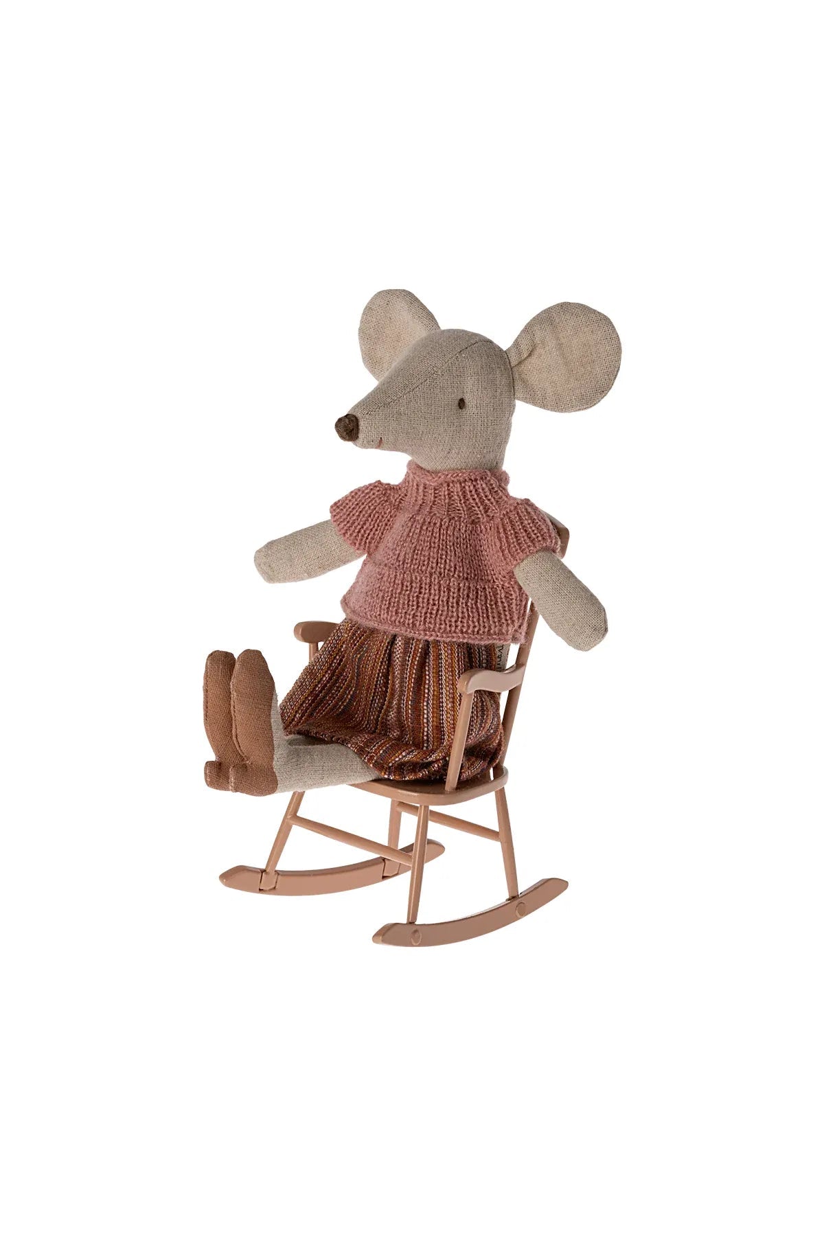 Rocking chair, Mouse - Dark powder van Maileg | Kids Conceptstore Le Fanfare
