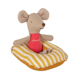 Rubber Boat. Small Mouse - Yellow Stripe van Maileg | Kids Conceptstore Le Fanfare