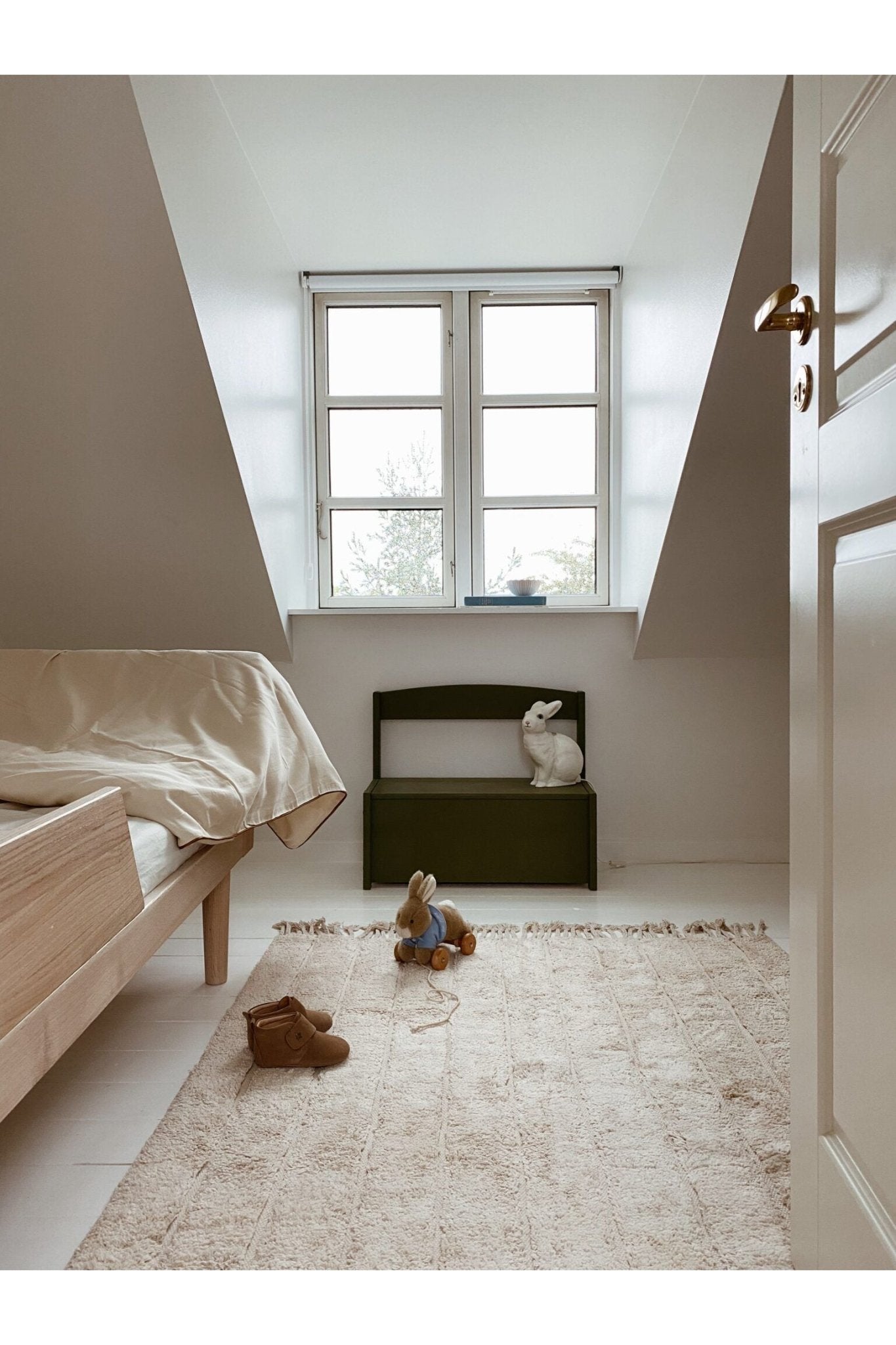 Rug Stripes 140x200 - Natural van KAS Kopenhagen | Kids Conceptstore Le Fanfare