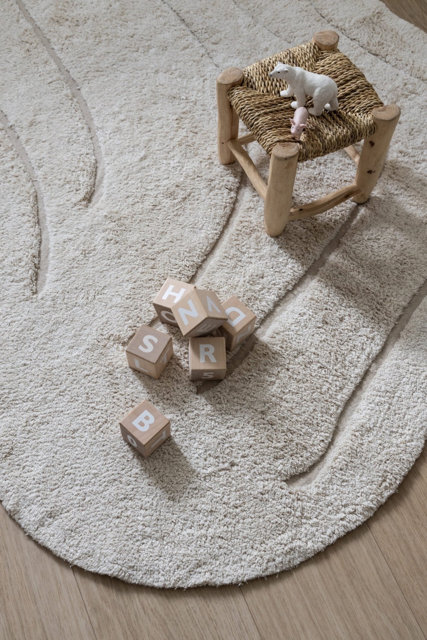 Rug Waves - Natural van KAS Kopenhagen | Kids Conceptstore Le Fanfare