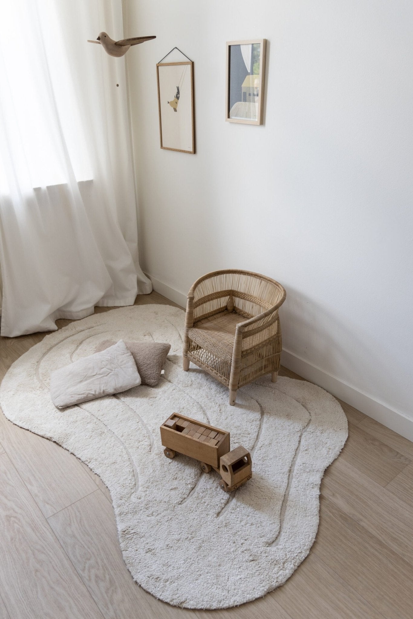Rug Waves - Natural van KAS Kopenhagen | Kids Conceptstore Le Fanfare