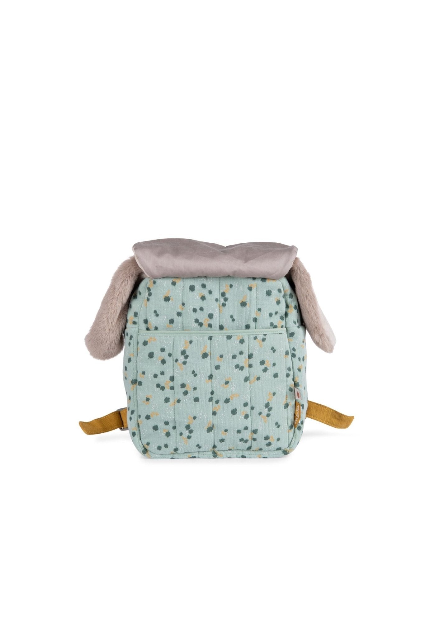 Rugzak groen - Trois Petits Lapins van Moulin Roty | Kids Conceptstore Le Fanfare