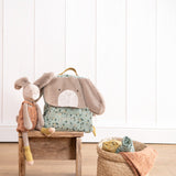 Rugzak groen - Trois Petits Lapins van Moulin Roty | Kids Conceptstore Le Fanfare
