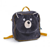 Rugzak Kat Grijs Alphonse Les Moustaches van Moulin Roty | Kids Conceptstore Le Fanfare