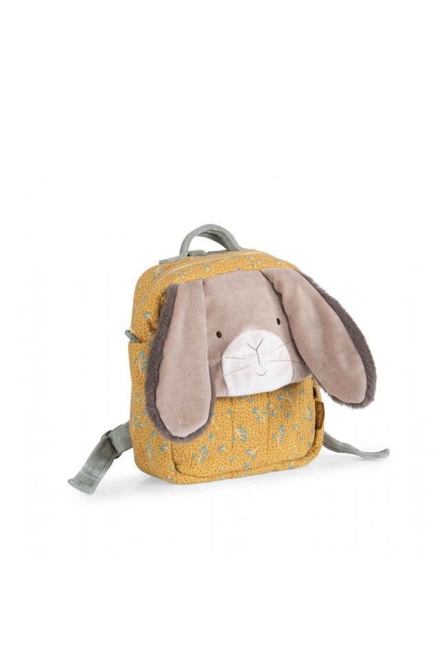 Rugzak oker Trois Petits Lapins van Moulin Roty | Kids Conceptstore Le Fanfare