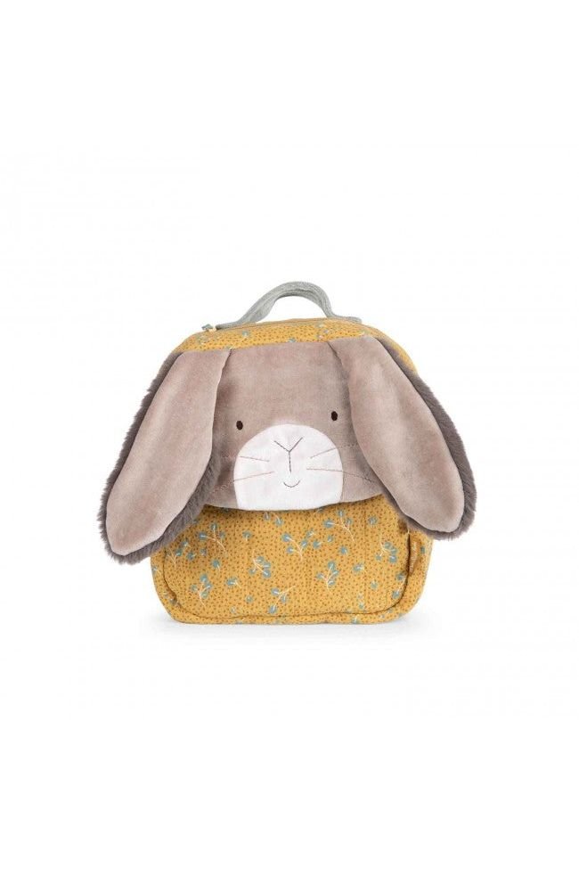 Rugzak oker Trois Petits Lapins van Moulin Roty | Kids Conceptstore Le Fanfare