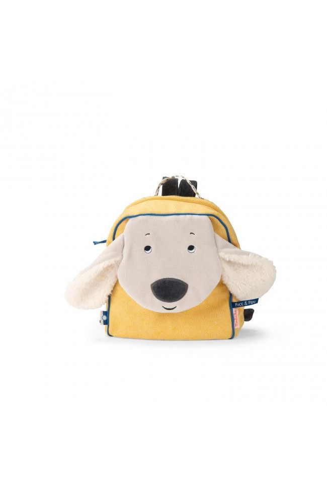Rugzak Pilou geel Puce & Pilou van Moulin Roty | Kids Conceptstore Le Fanfare