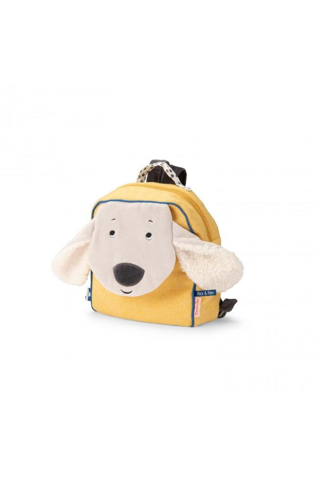 Rugzak Pilou geel Puce & Pilou van Moulin Roty | Kids Conceptstore Le Fanfare
