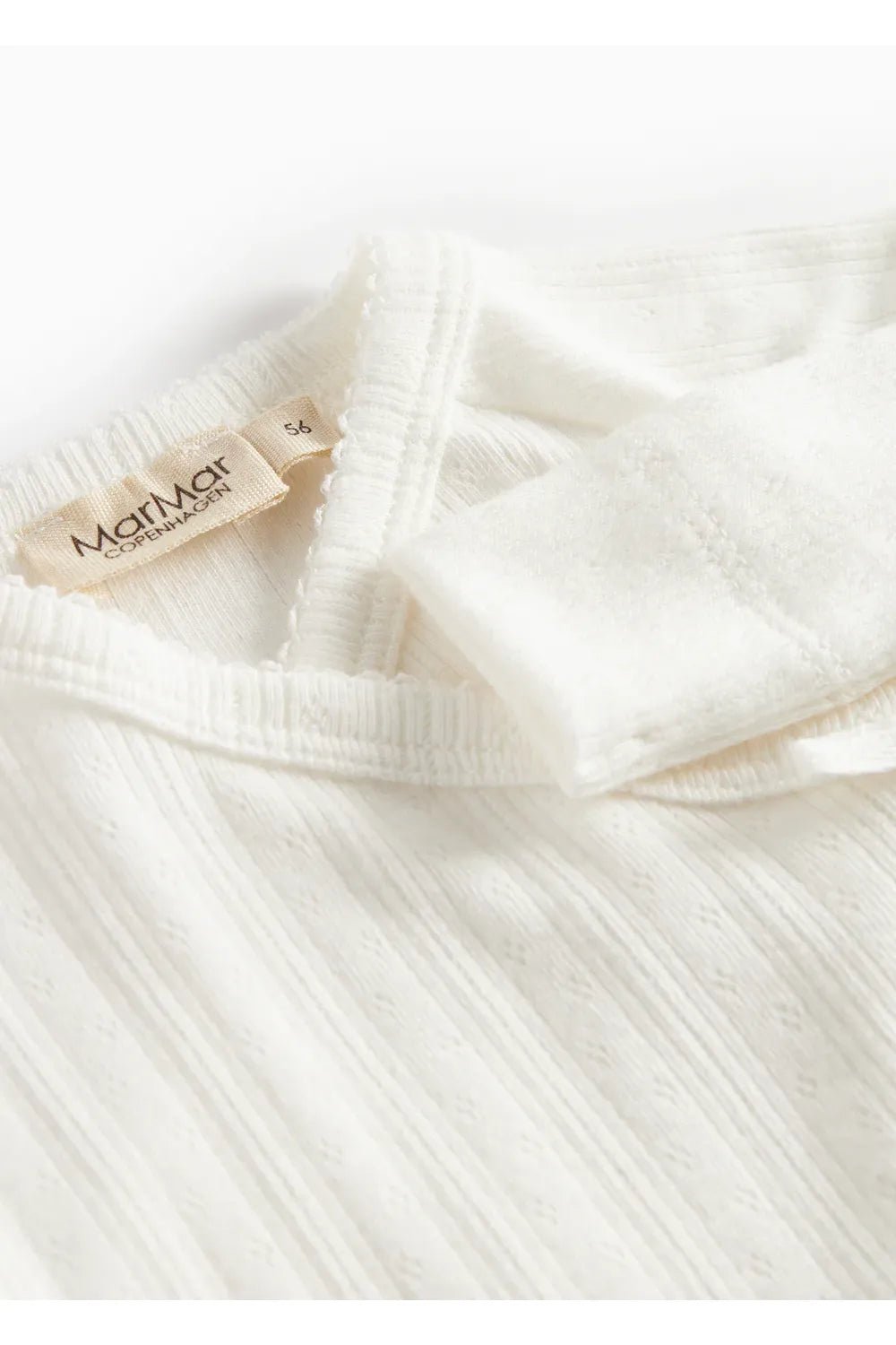 Rula - Modal Pointelle - Gentle White van MarMar Copenhagen | Kids Conceptstore Le Fanfare