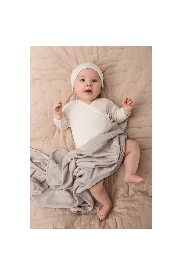 Rula Wool Pointelle Natural van MarMar Copenhagen | Kids Conceptstore Le Fanfare