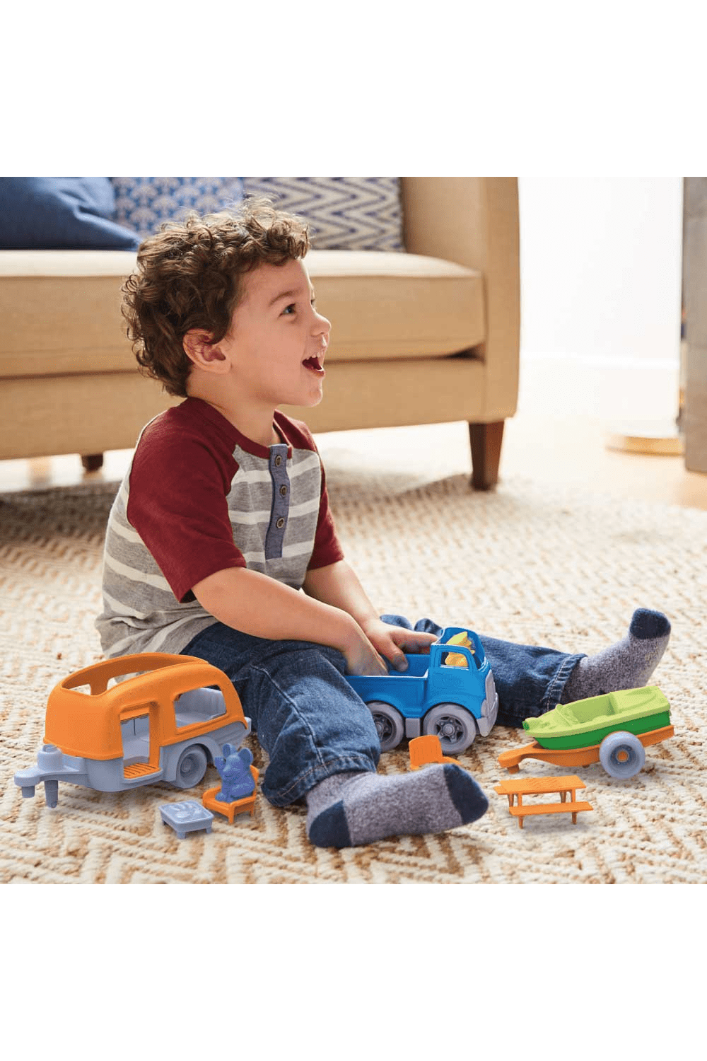 RV Camper Set van Green Toys | Kids Conceptstore Le Fanfare