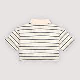 Acacia Teen Polo Ecru Stripes