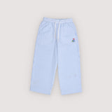 Almond Pant Vista Blue Seersucker Stripes