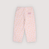 Smiley Denim Pant Smiley Print