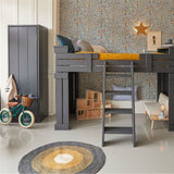 Hoogslaper Mees - Antraciet