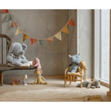 Safari friends, Rhino, Medium - Dusty blue van Maileg | Kids Conceptstore Le Fanfare