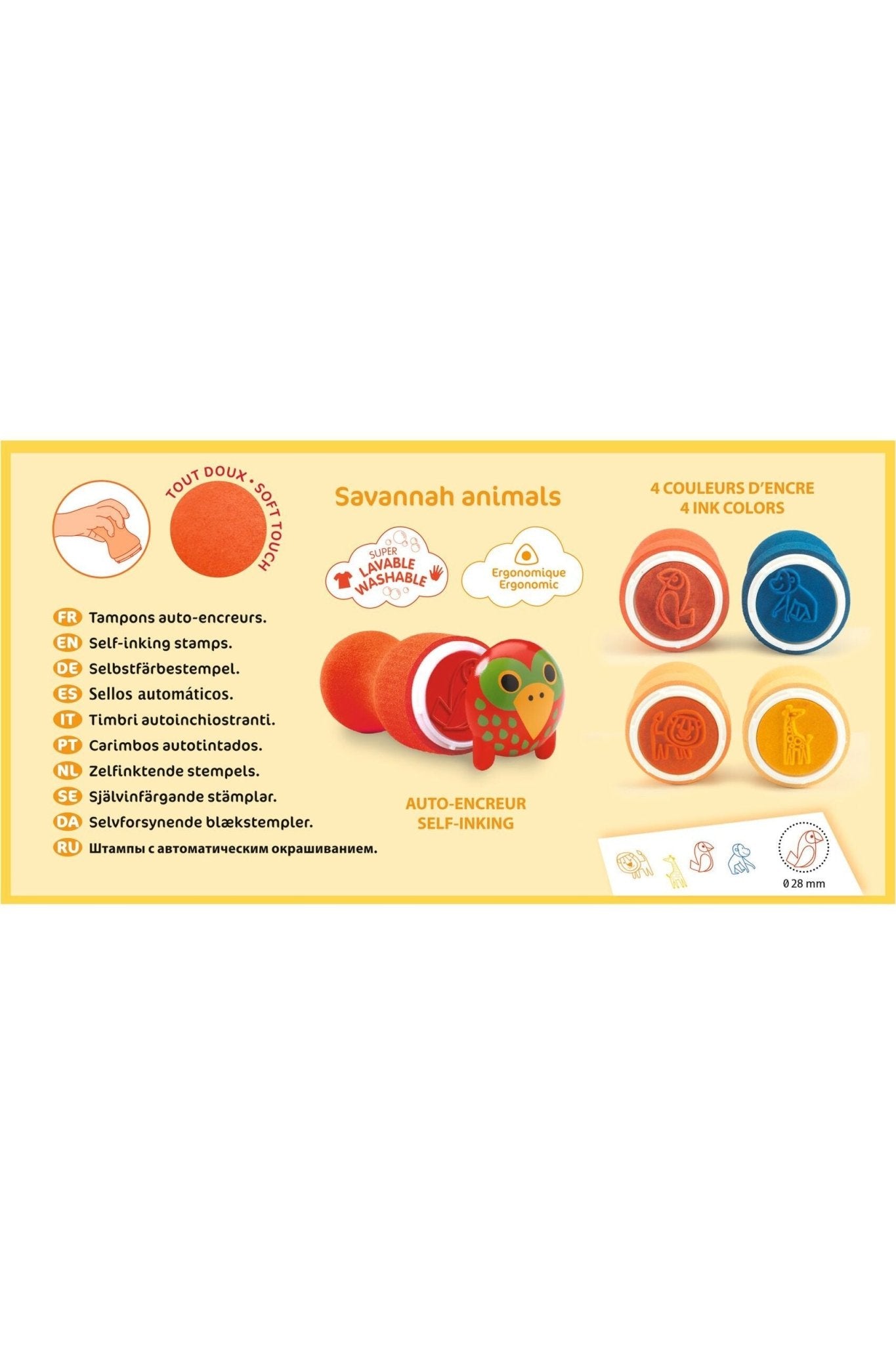 Safaridieren - Stempels van Djeco | Kids Conceptstore Le Fanfare