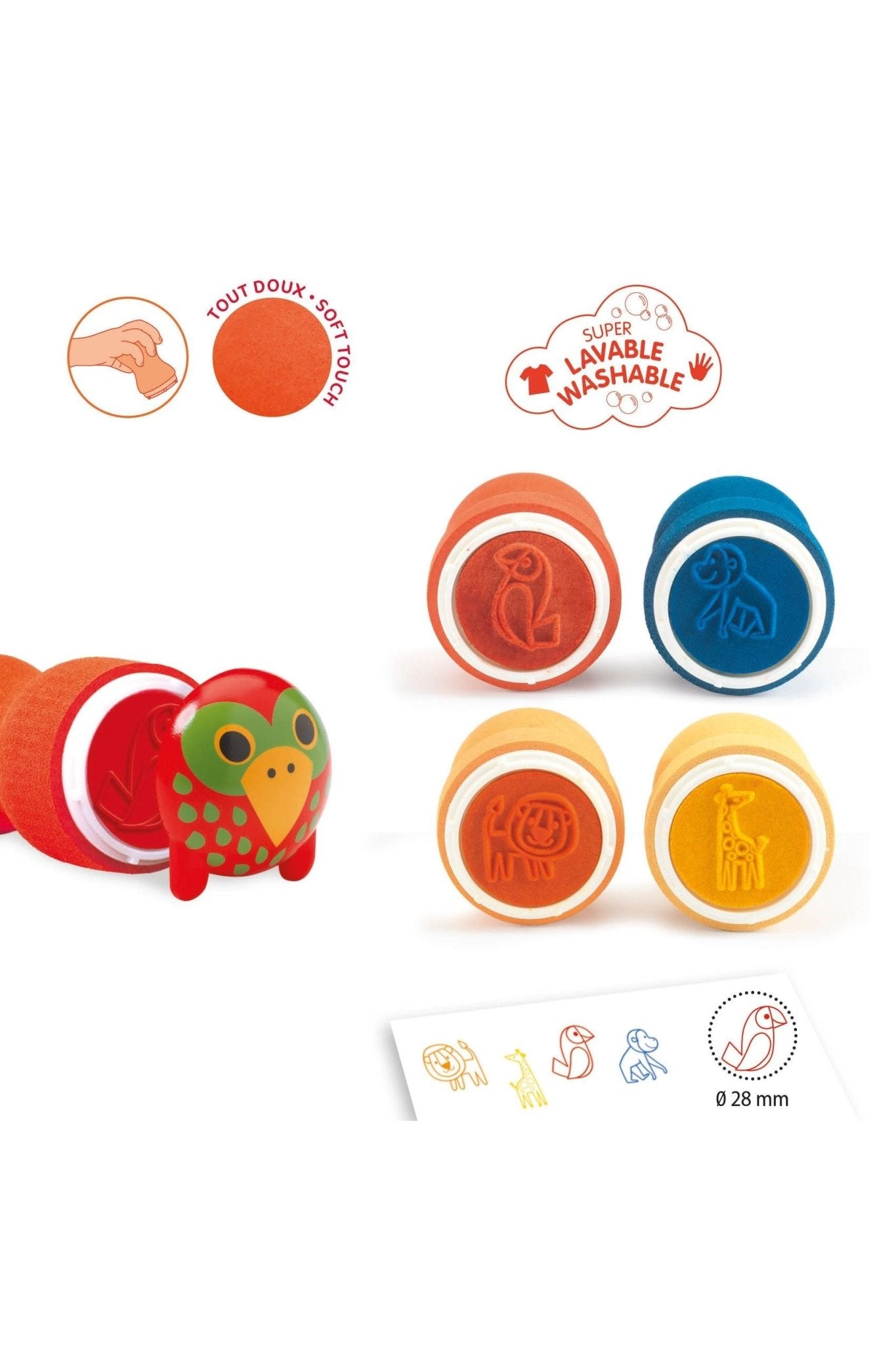 Safaridieren - Stempels van Djeco | Kids Conceptstore Le Fanfare