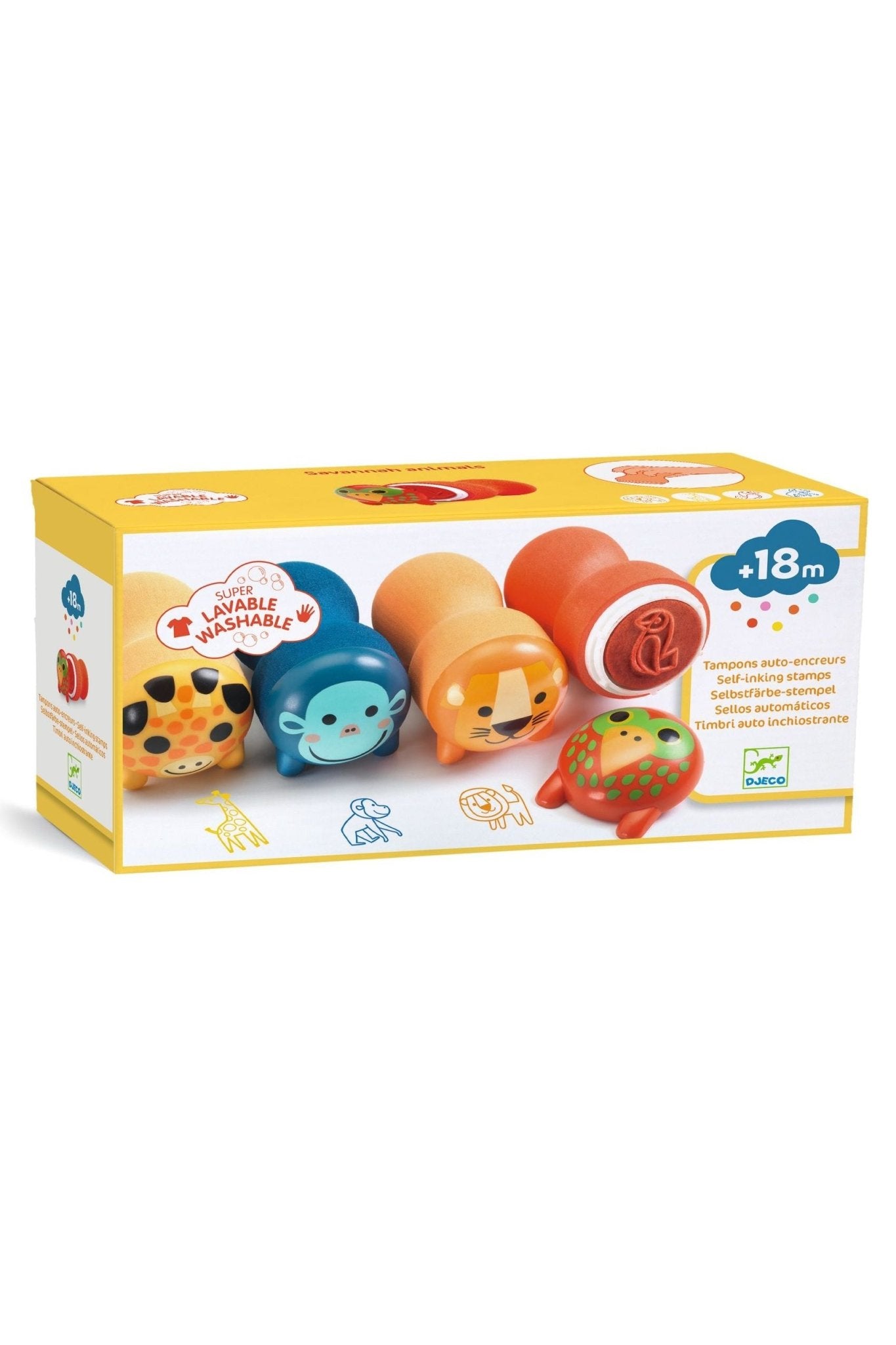 Safaridieren - Stempels van Djeco | Kids Conceptstore Le Fanfare