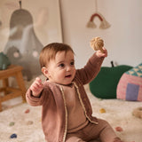 Salma knitted cardigan - bloom van Li&me | Kids Conceptstore Le Fanfare