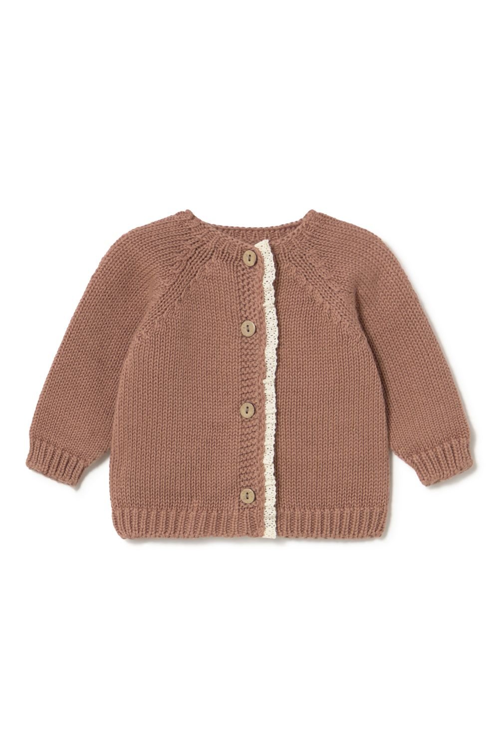 Salma knitted cardigan - bloom van Li&me | Kids Conceptstore Le Fanfare