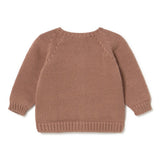 Salma knitted cardigan - bloom van Li&me | Kids Conceptstore Le Fanfare