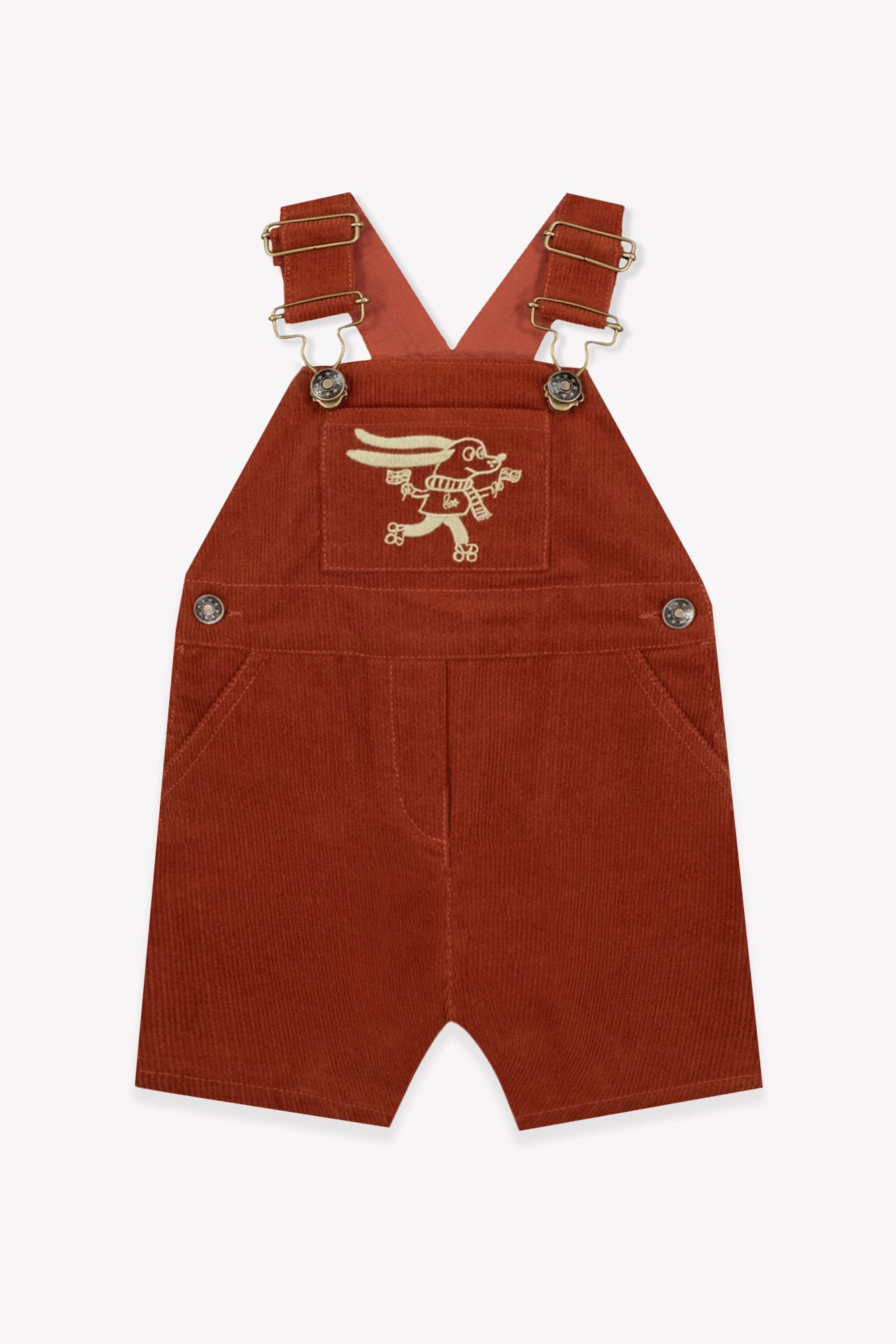 Salopette pica - Chestnut van BONTON | Kids Conceptstore Le Fanfare