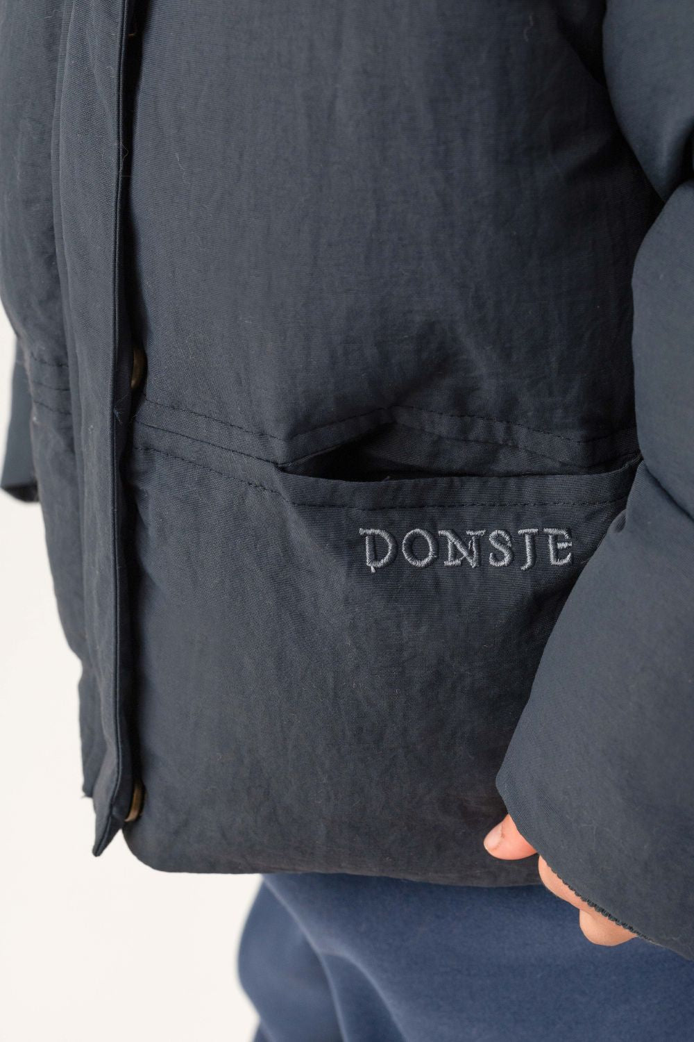 Salvalo Jacket - Blue Marine van Donsje Amsterdam | Kids Conceptstore Le Fanfare