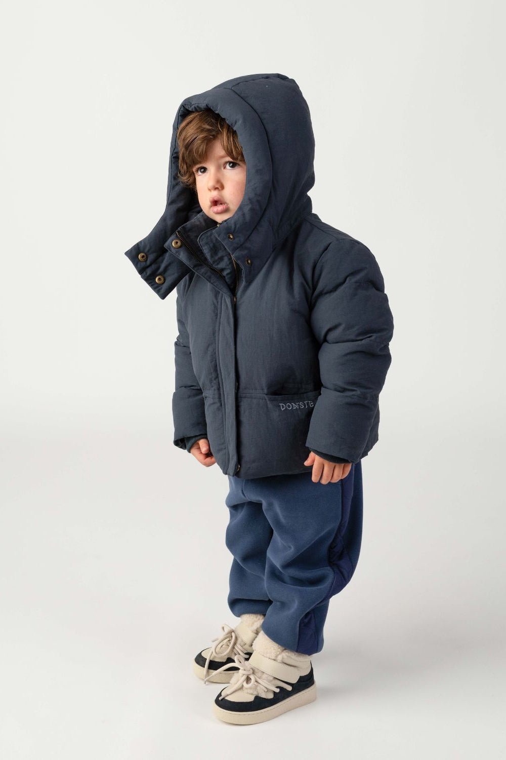 Salvalo Jacket - Blue Marine van Donsje Amsterdam | Kids Conceptstore Le Fanfare