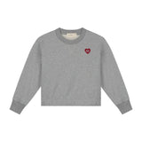 Sara Sweater - Grey Melange van Charlie Petite | Kids Conceptstore Le Fanfare