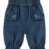 Sarouel denim brode - Denim van Emile et Ida | Kids Conceptstore Le Fanfare