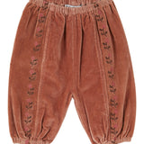 Sarouel velours brode - Acajou van Emile et Ida | Kids Conceptstore Le Fanfare