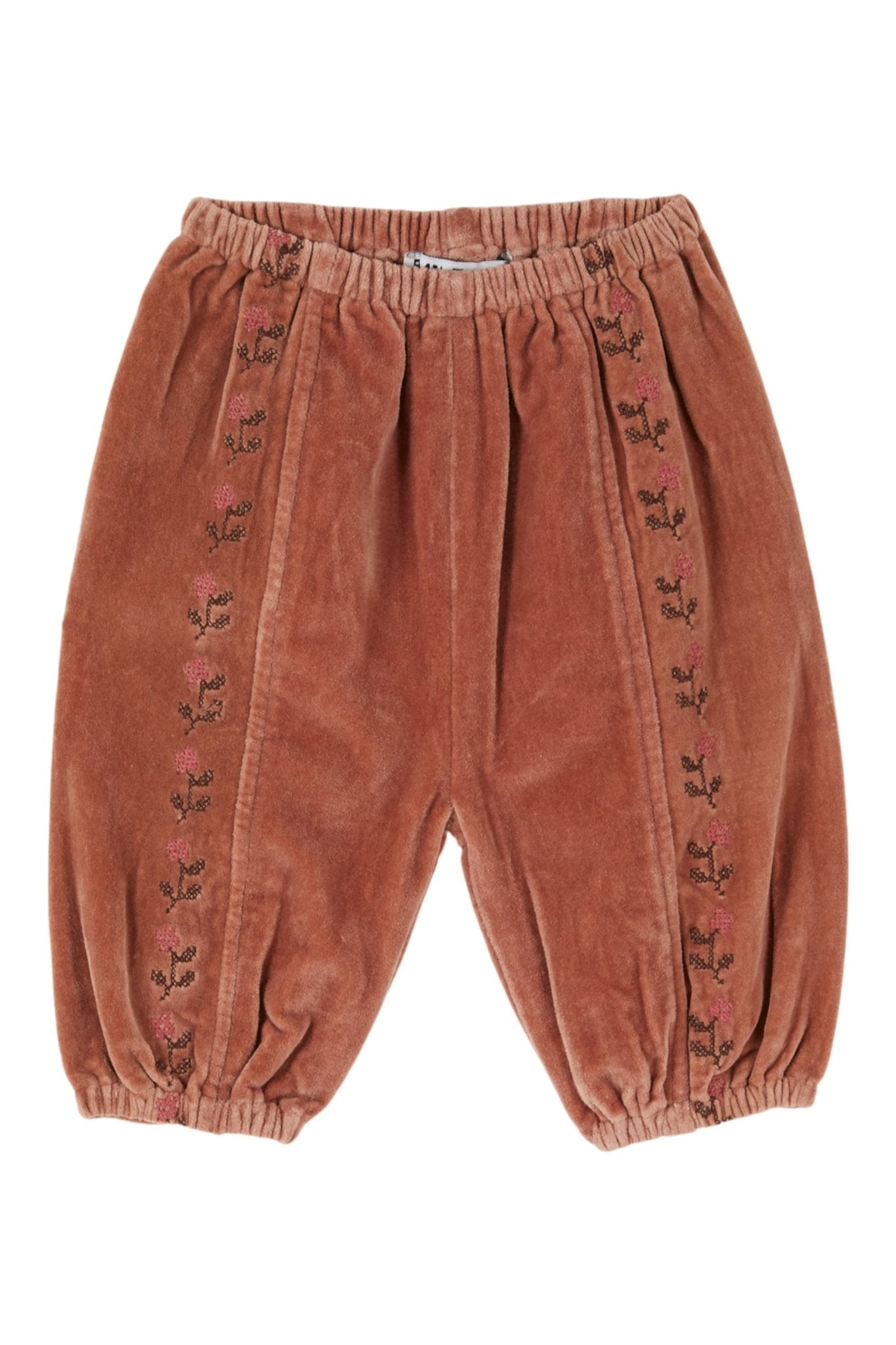Sarouel velours brode - Acajou van Emile et Ida | Kids Conceptstore Le Fanfare