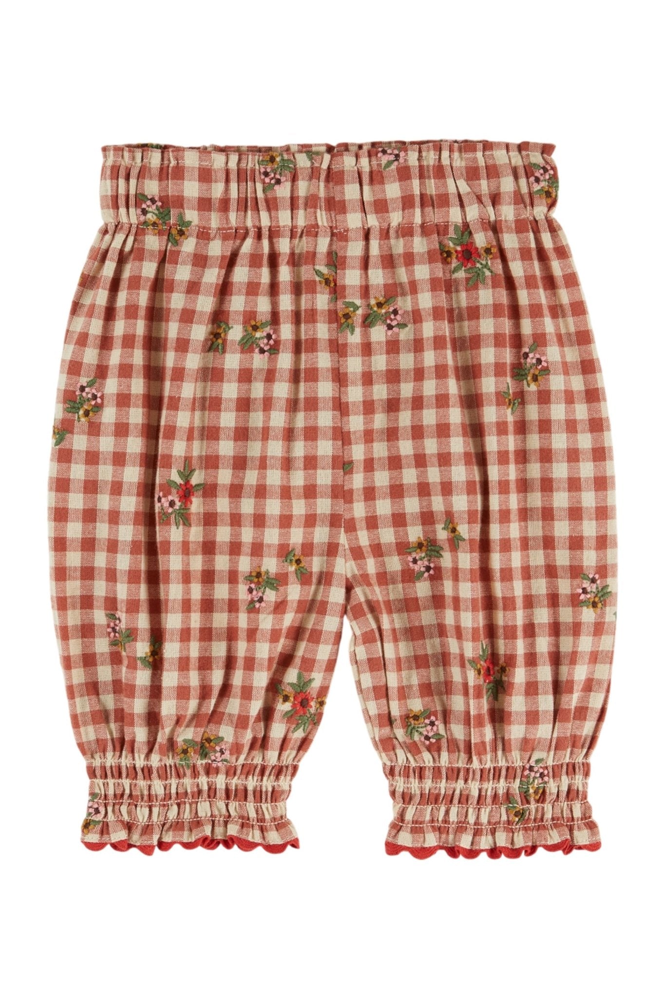 Sarouel vichy - Vichy broderie van Emile et Ida | Kids Conceptstore Le Fanfare