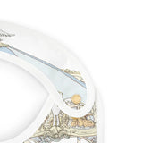 Satin bib - Carousel Blue van Atelier Choux | Kids Conceptstore Le Fanfare
