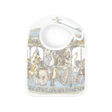Satin bib - Carousel Blue van Atelier Choux | Kids Conceptstore Le Fanfare