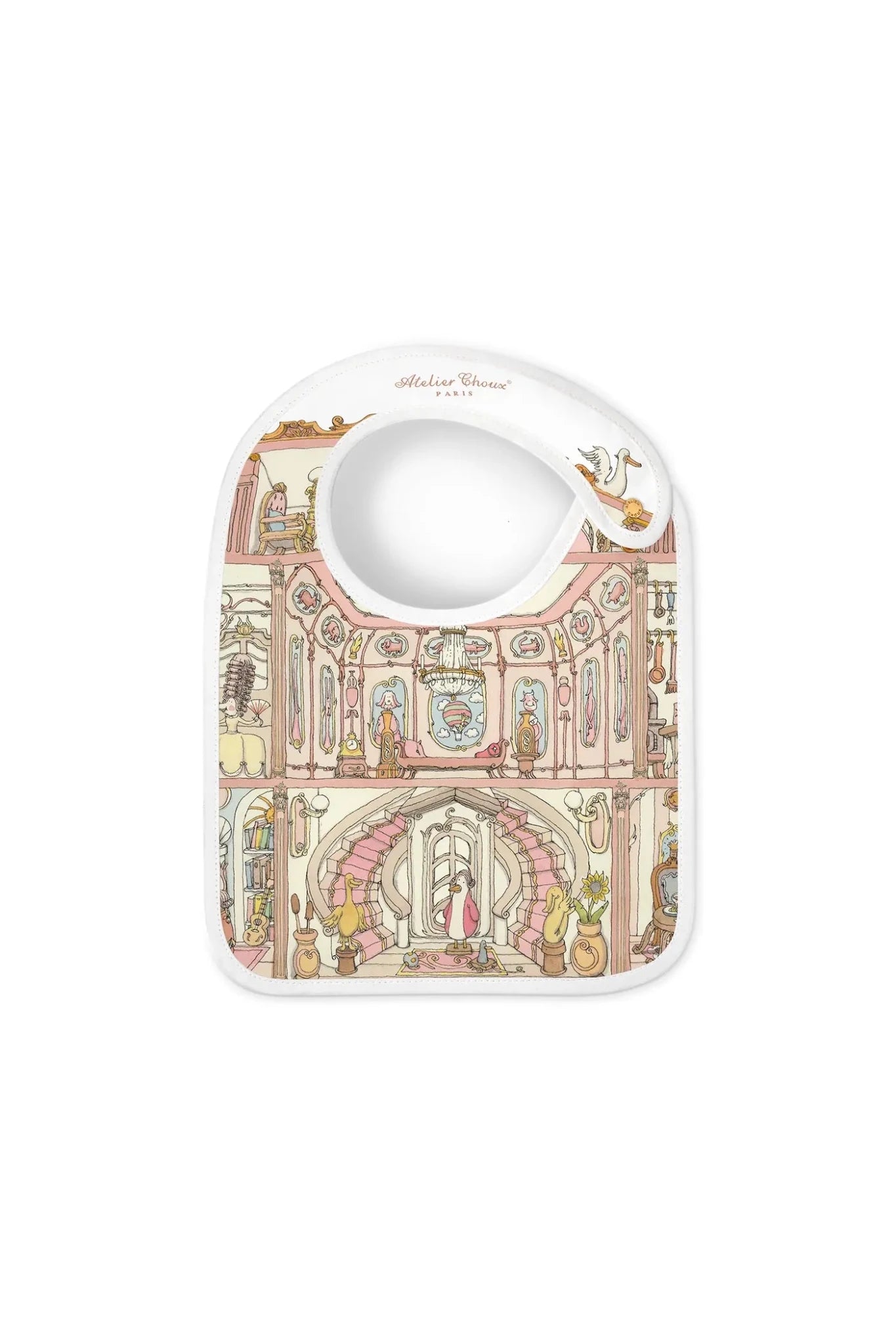Satin bib - Dollhouse van Atelier Choux | Kids Conceptstore Le Fanfare