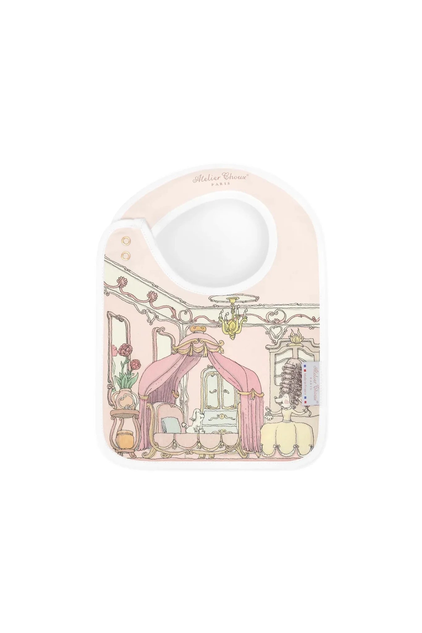 Satin bib - Dollhouse van Atelier Choux | Kids Conceptstore Le Fanfare