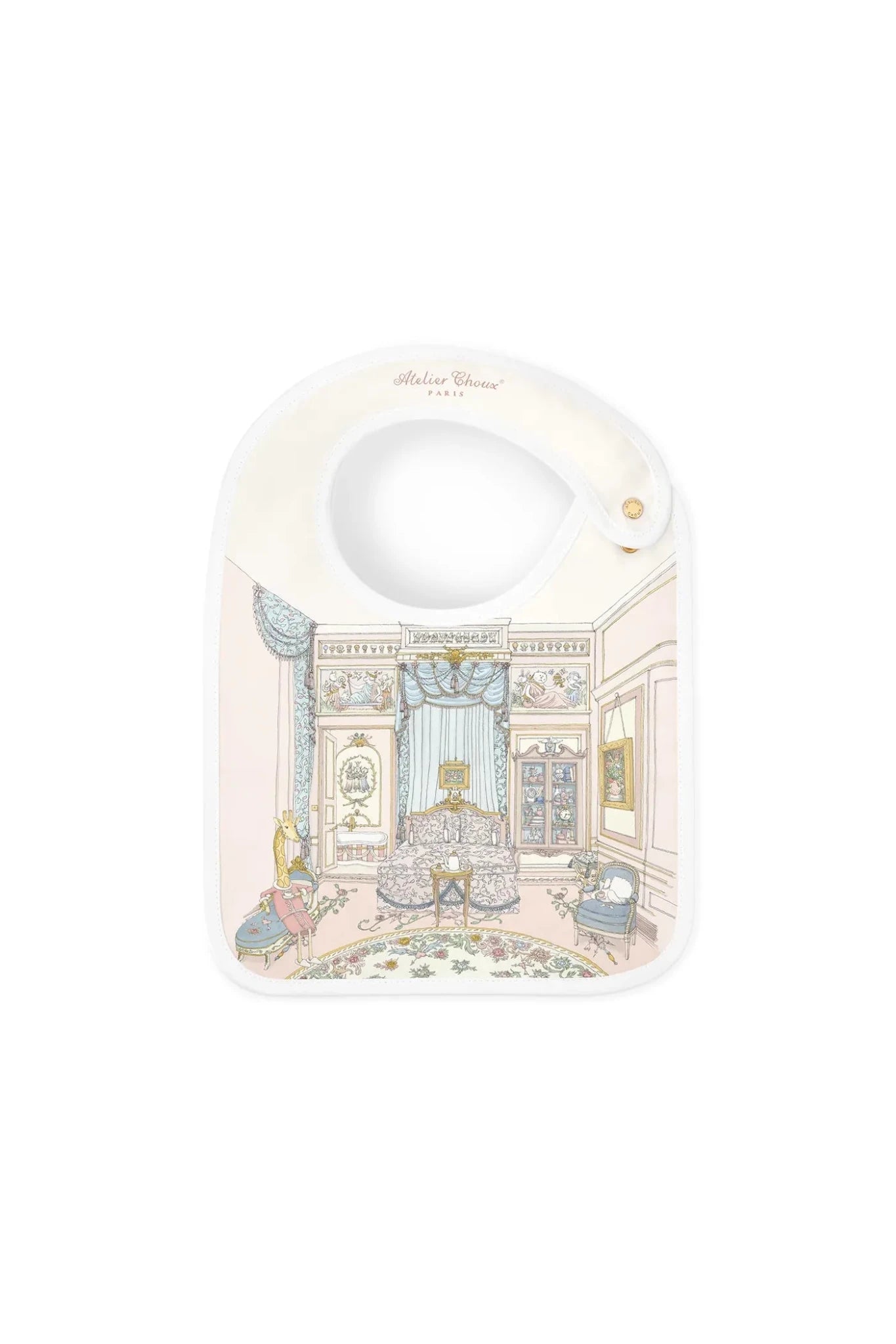 Satin bib - French Bedroom van Atelier Choux | Kids Conceptstore Le Fanfare