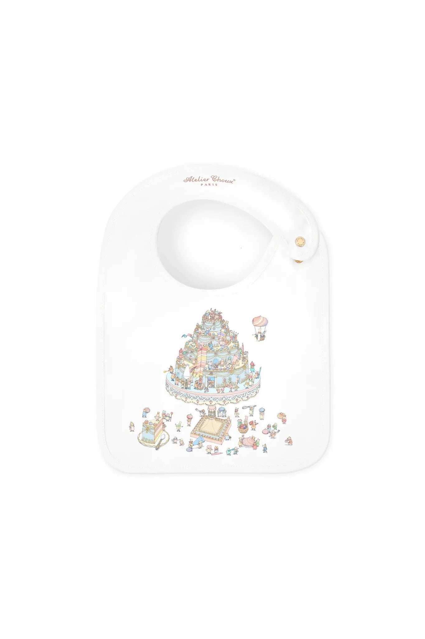 Satin Bib - Le Gateau van Atelier Choux | Kids Conceptstore Le Fanfare