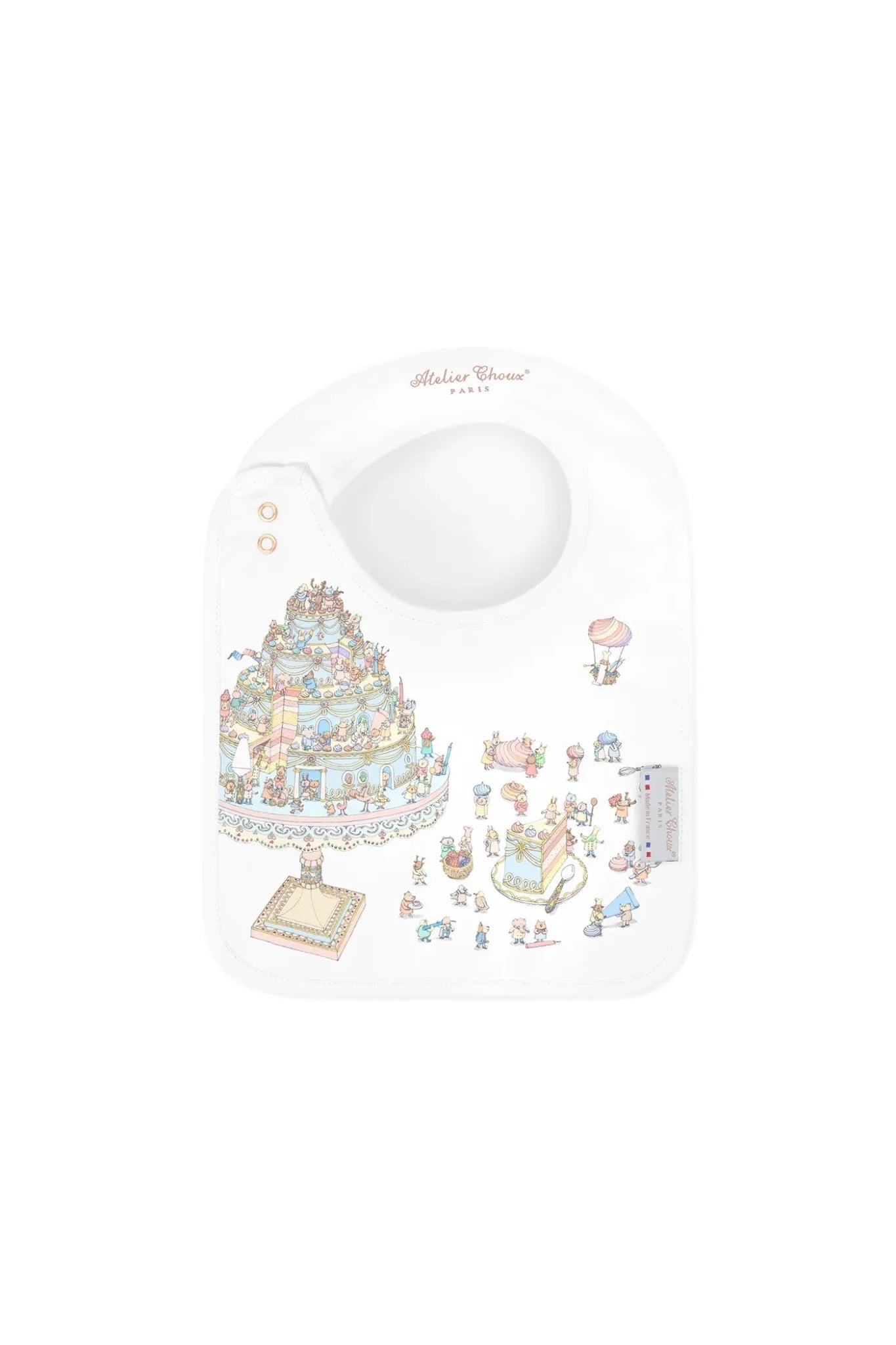 Satin Bib - Le Gateau van Atelier Choux | Kids Conceptstore Le Fanfare