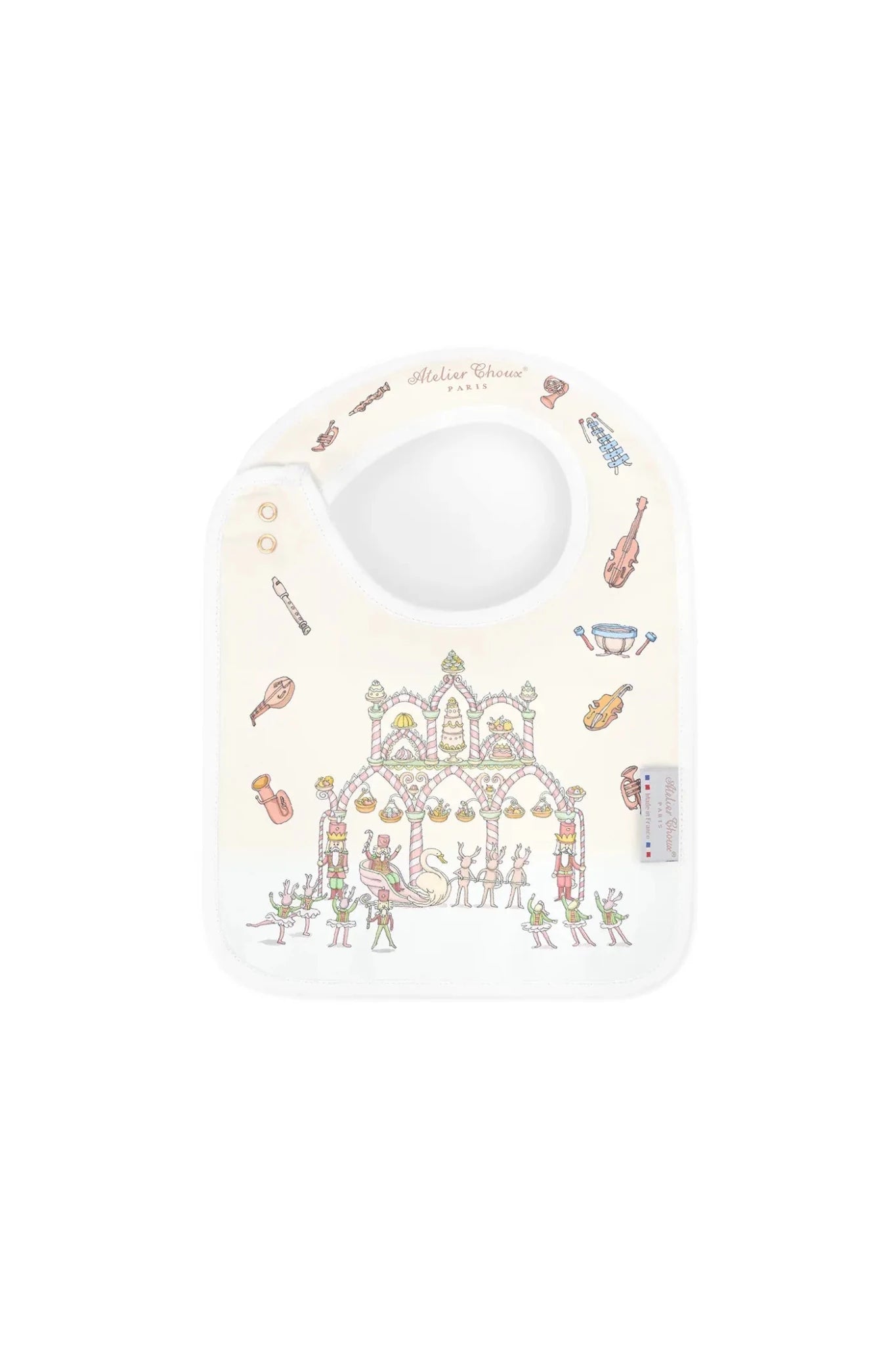Satin bib - Opera van Atelier Choux | Kids Conceptstore Le Fanfare