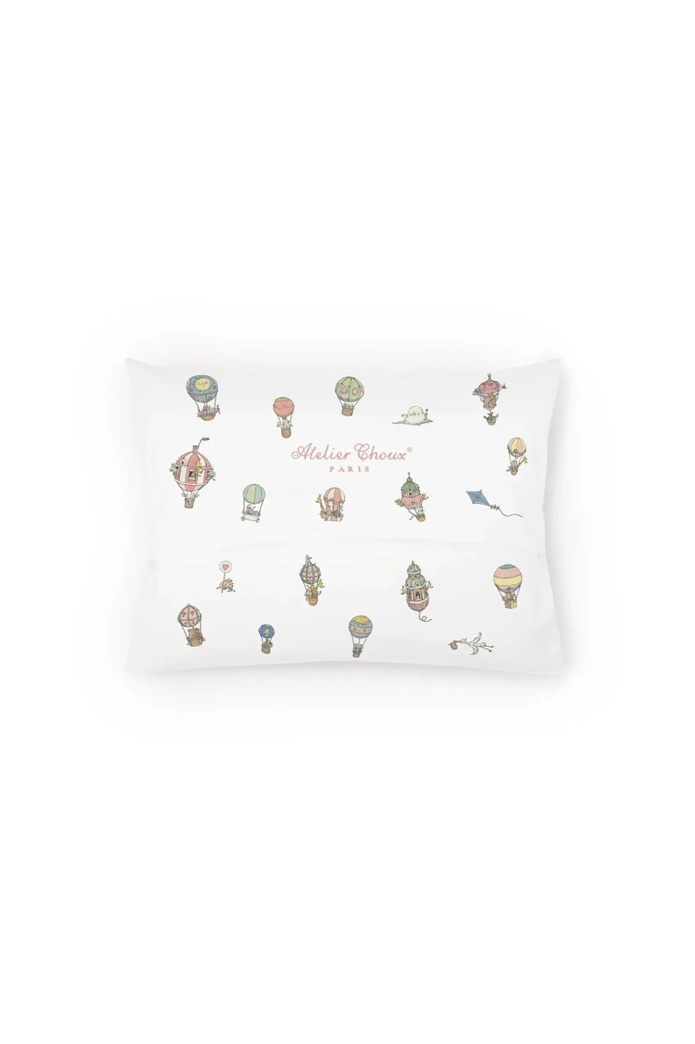Satin Cushion - Hot Air Balloons van Atelier Choux | Kids Conceptstore Le Fanfare