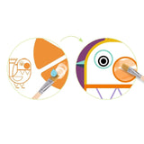 Palette painting - Chubby cheeks