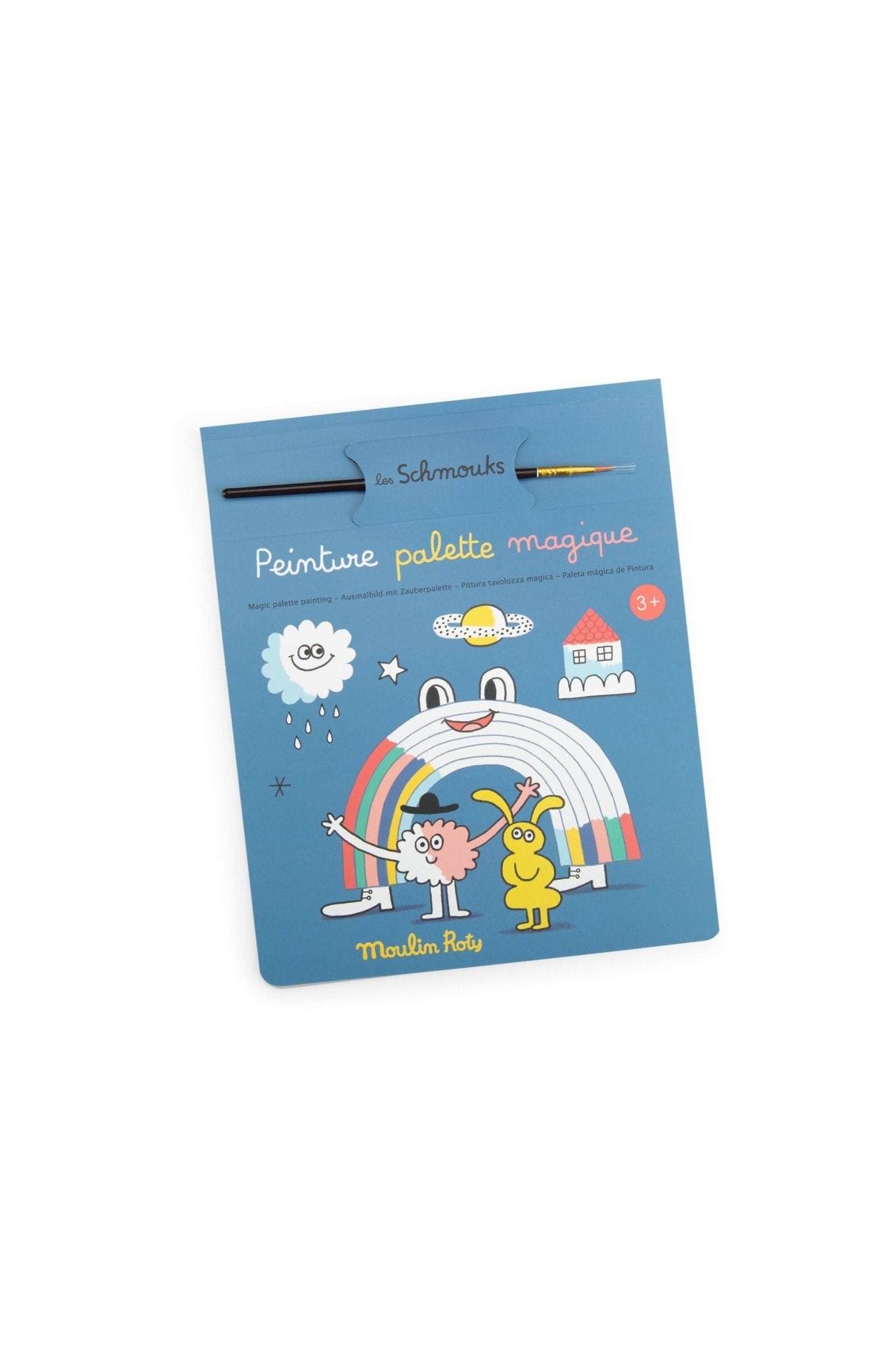Schilderen met magisch palet - Les Schmouks van Moulin Roty | Kids Conceptstore Le Fanfare