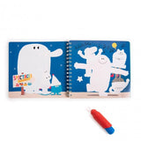 Schilderen met magische penseel - Les Schmouks van Moulin Roty | Kids Conceptstore Le Fanfare