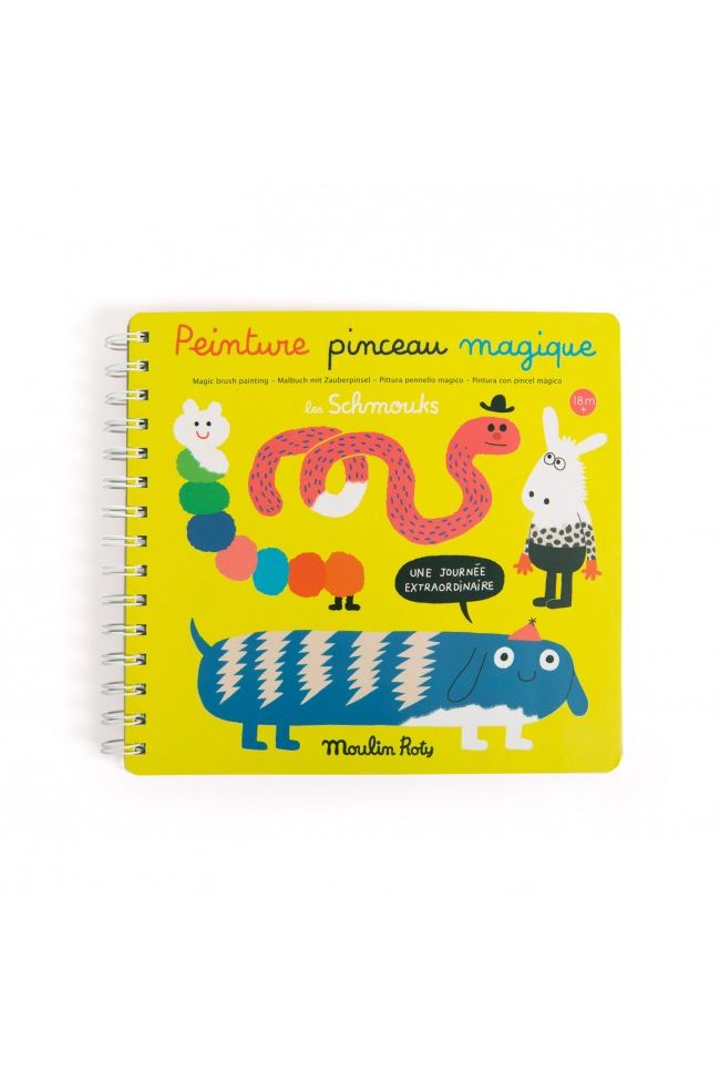 Schilderen met magische penseel - Les Schmouks van Moulin Roty | Kids Conceptstore Le Fanfare