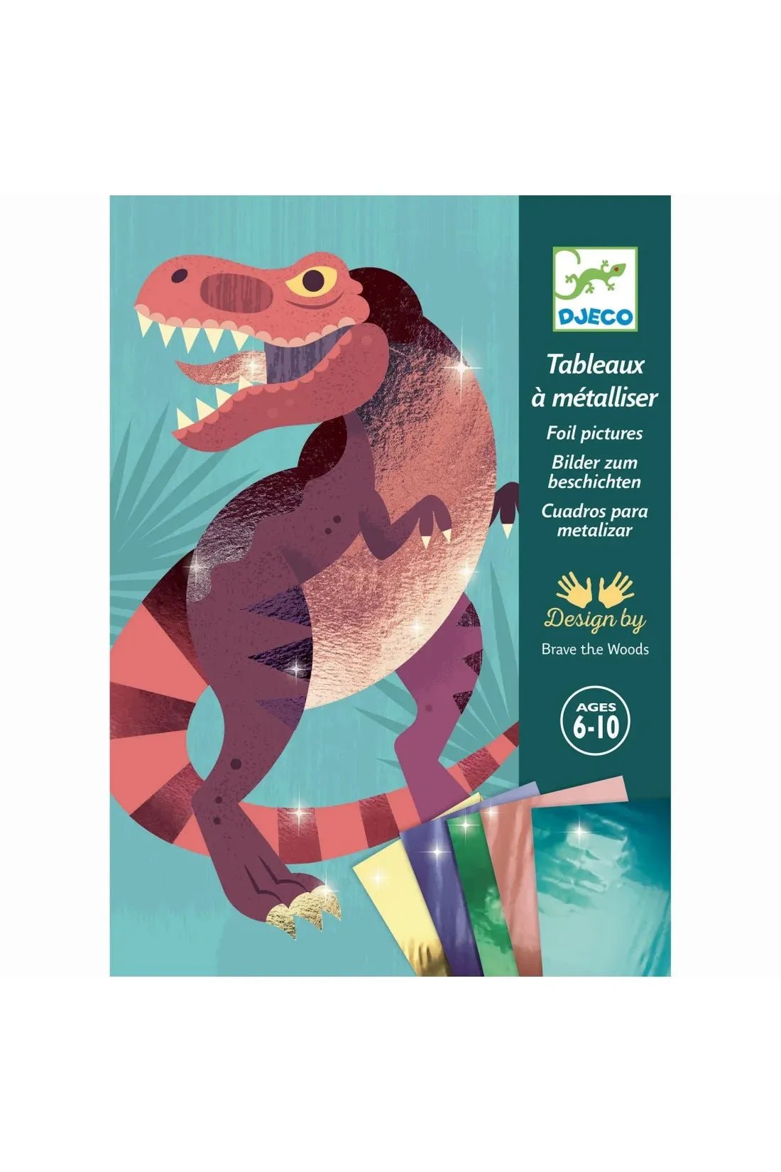 Schilderijtjes Metalisseren Jurassic van Djeco | Kids Conceptstore Le Fanfare