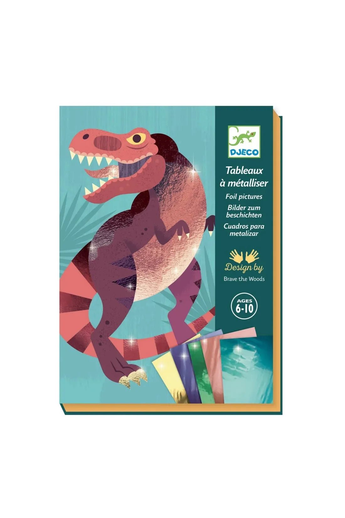 Schilderijtjes Metalisseren Jurassic van Djeco | Kids Conceptstore Le Fanfare