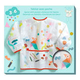 Schort met zak - Stickers & potloden van Djeco | Kids Conceptstore Le Fanfare